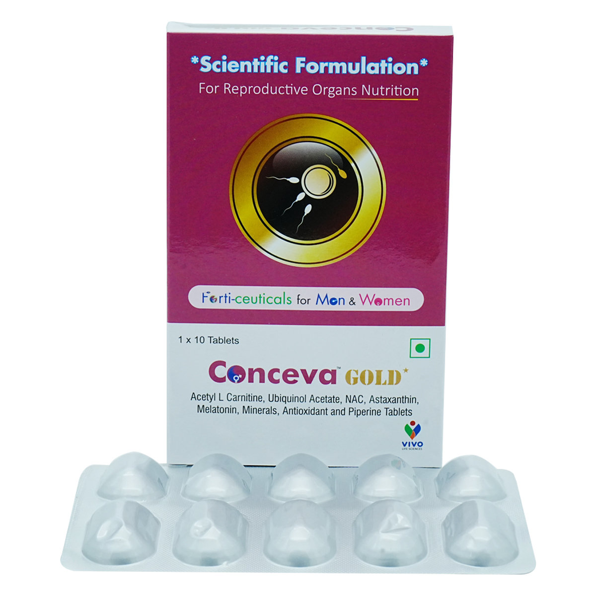 Conceva Gold Tablet 10's, Pack of 10 Conceva Gold Tablet 10's, Pack of 10