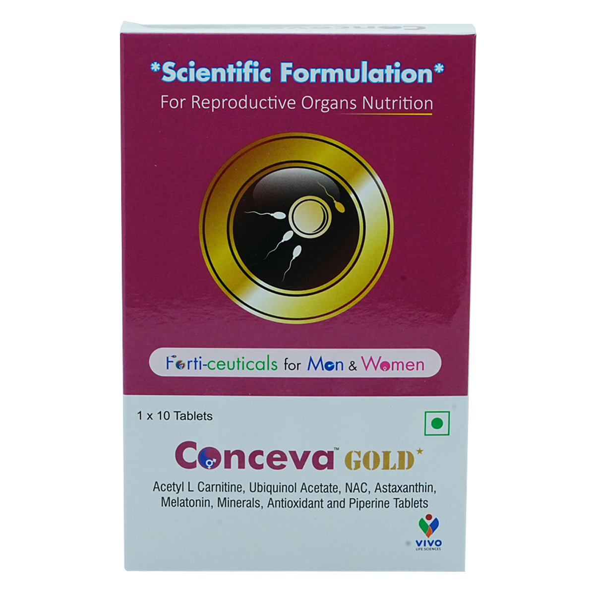 Conceva Gold Tablet 10's, Pack of 10 Conceva Gold Tablet 10's, Pack of 10