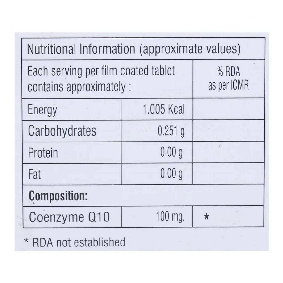 Coqueen 100 mg Tablet 10's, Pack of 10 TabletS Coqueen 100 mg Tablet 10's, Pack of 10 TabletS