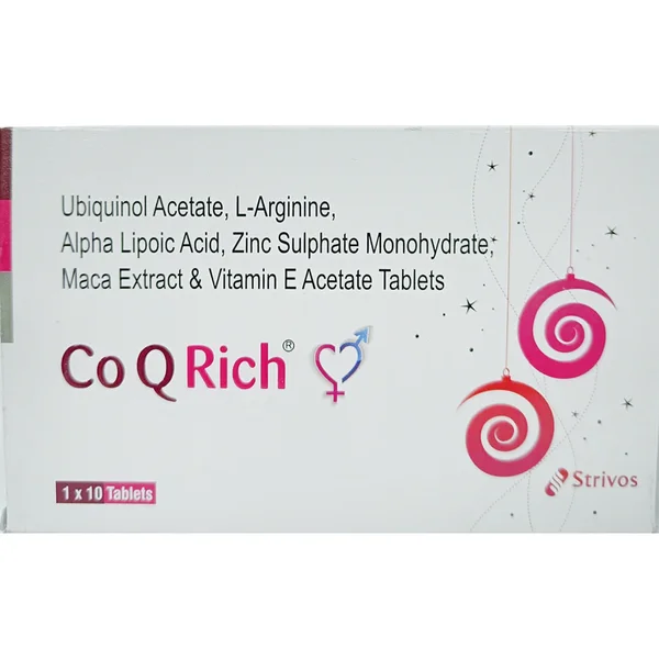 CO Q Rich Tablet 10's, Pack of 10