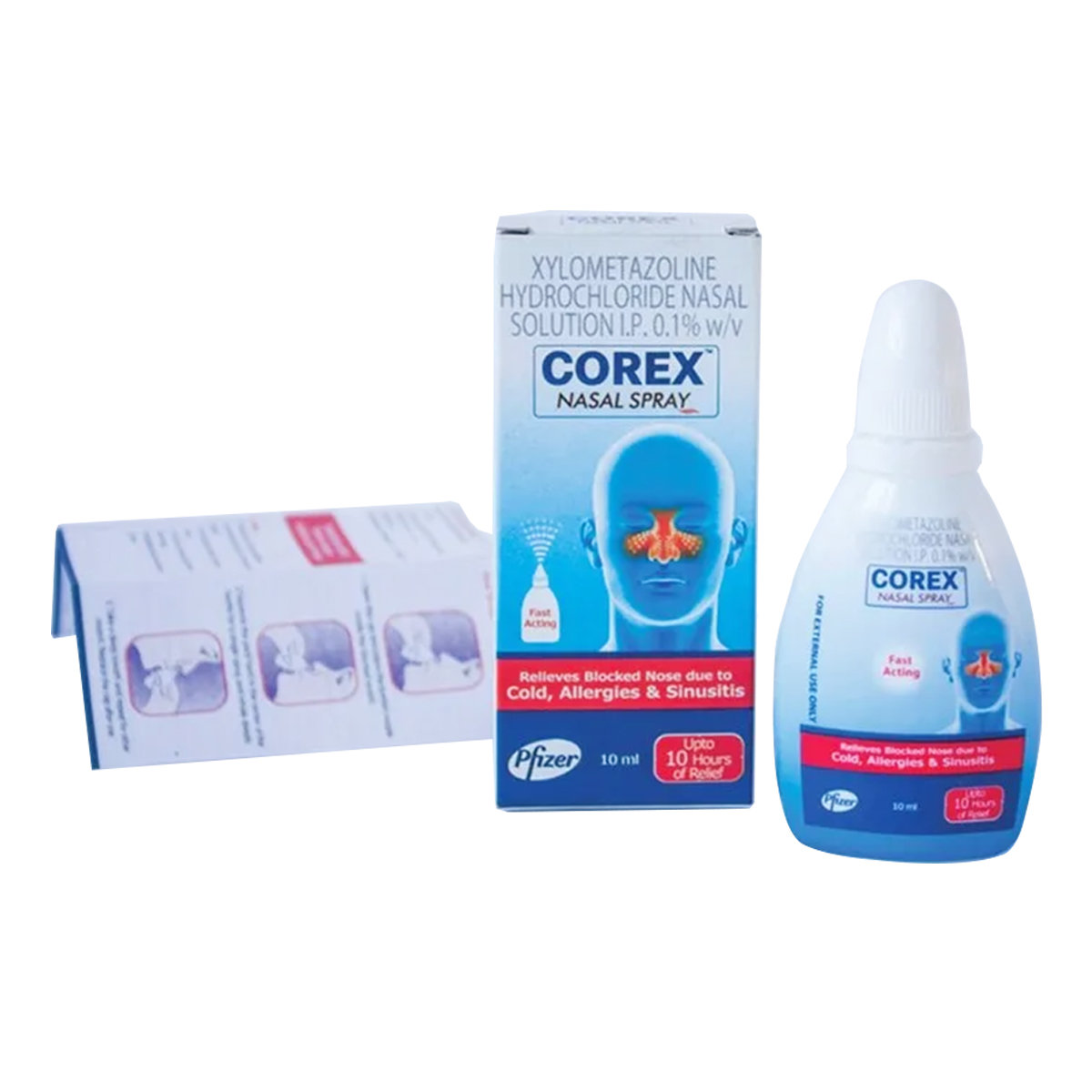 Corex Nasal Spray 10Ml, Pack of 1 Spray Corex Nasal Spray 10Ml, Pack of 1 Spray