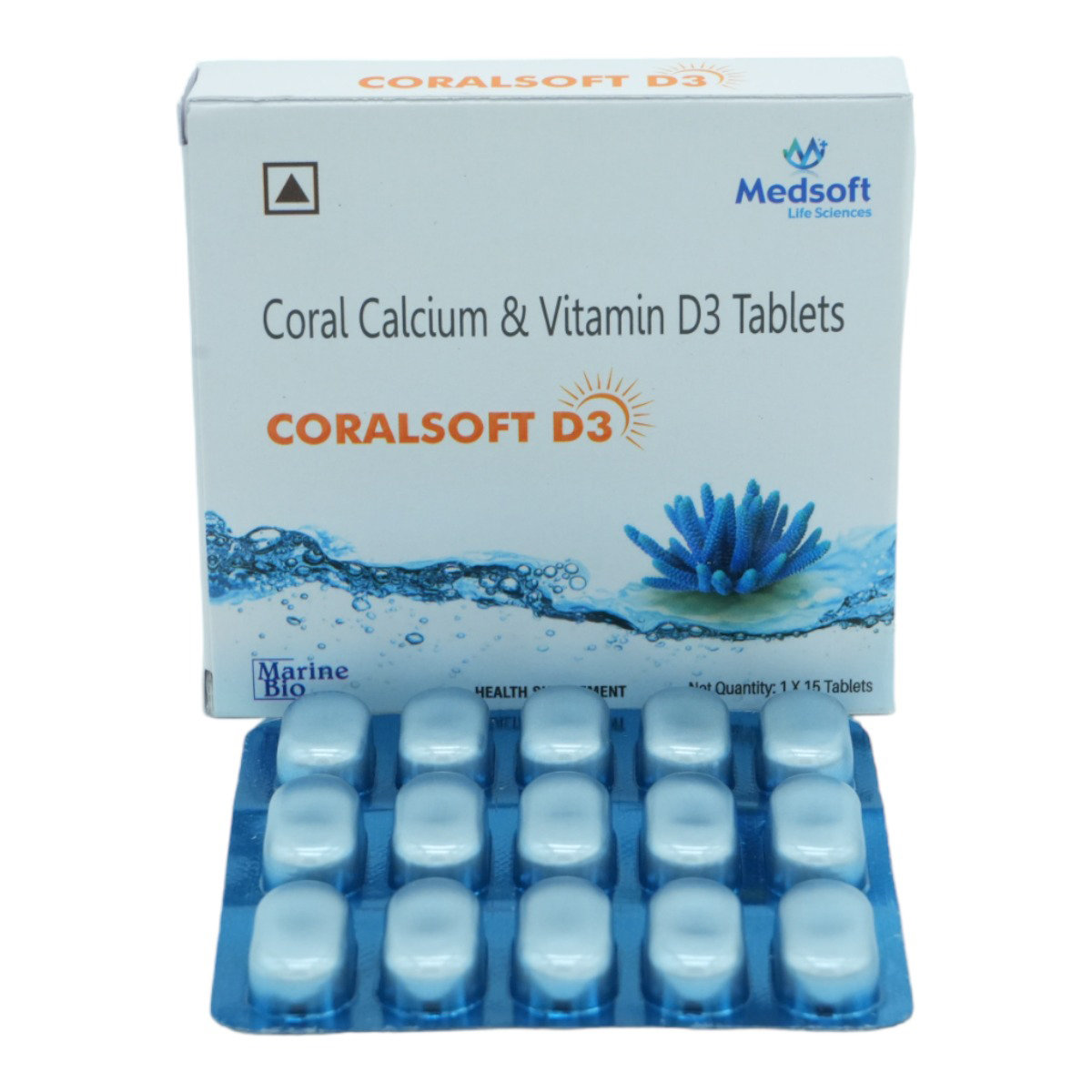 Coralsoft D3 Tablet 15's, Pack of 15 TABLETS Coralsoft D3 Tablet 15's, Pack of 15 TABLETS