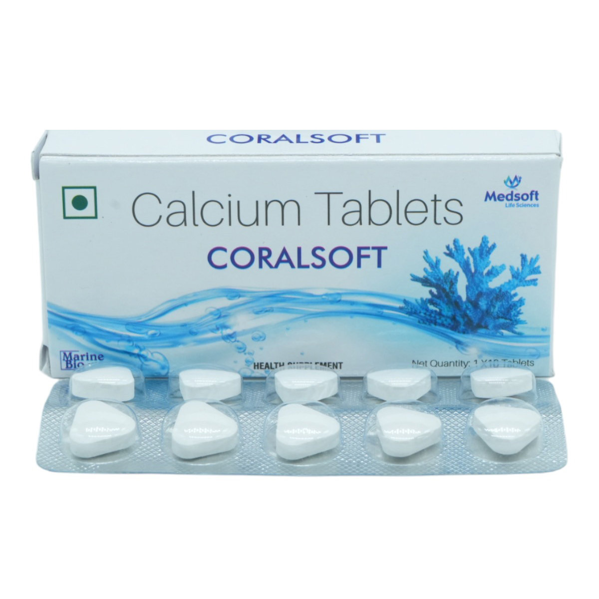 Coralsoft Tablet 10's, Pack of 10 TABLETS Coralsoft Tablet 10's, Pack of 10 TABLETS