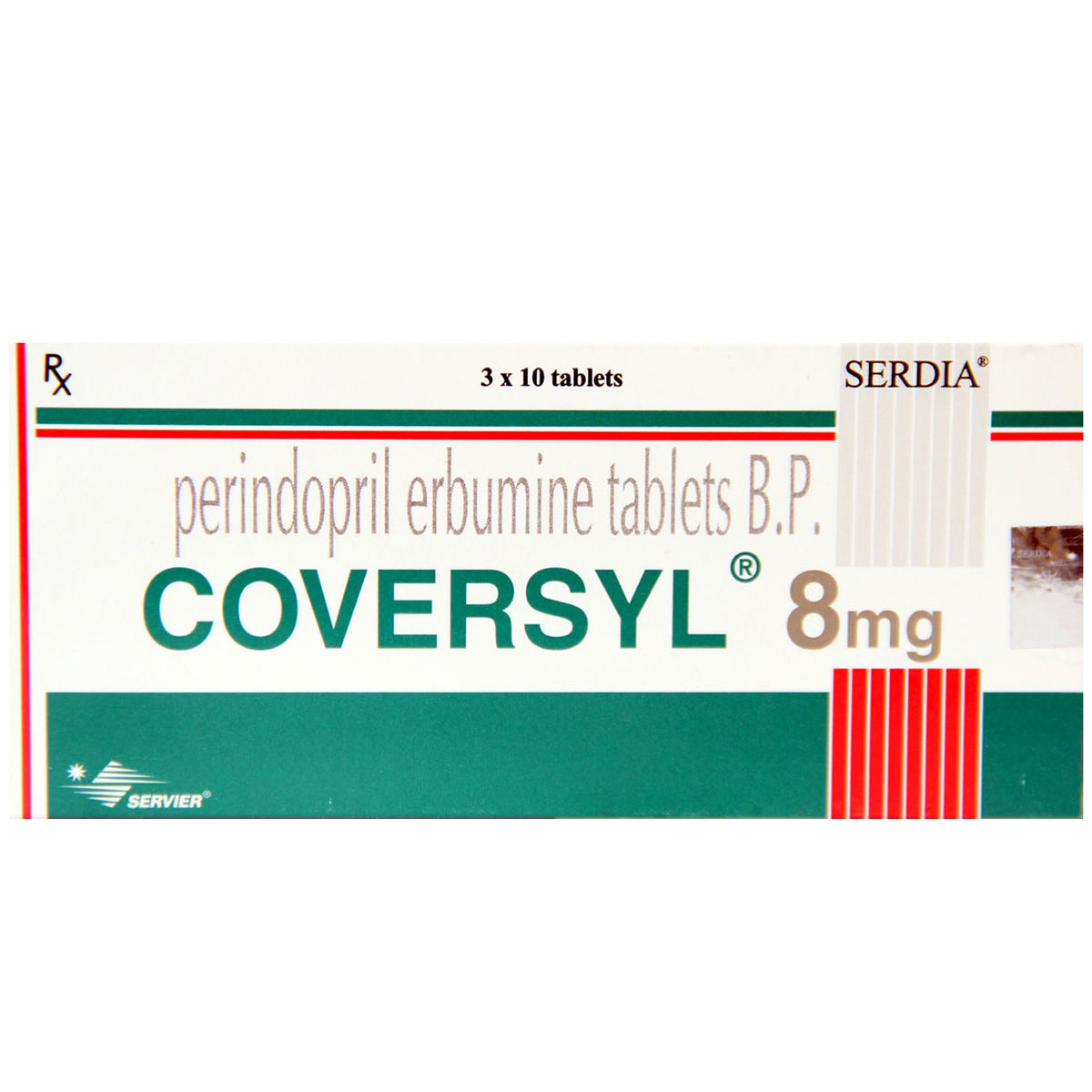 Buy Coversyl 8 Tablet 10's Online