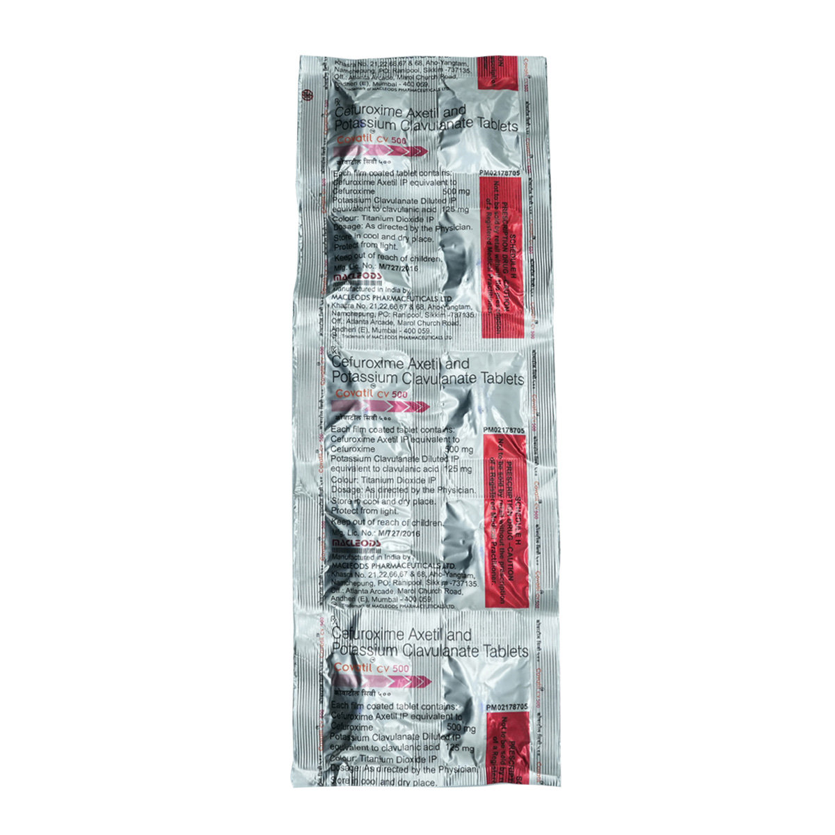 Covatil CV 500 Tablet 10's, Pack of 10 TabletS Covatil CV 500 Tablet 10's, Pack of 10 TabletS