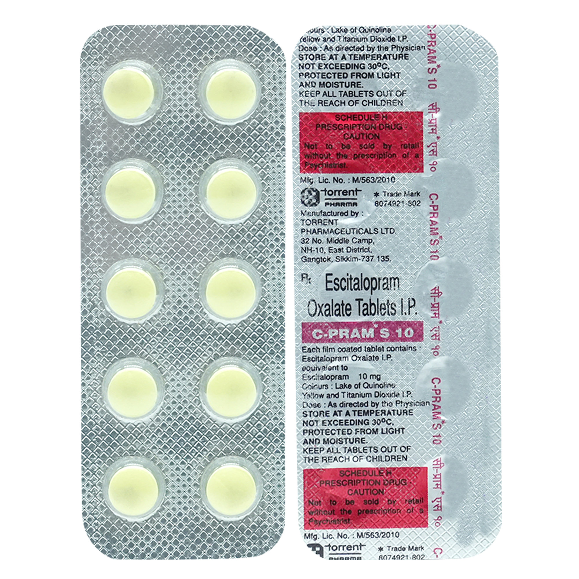 Cpram S 10 Tablet 10's, Pack of 10 TABLETS Cpram S 10 Tablet 10's, Pack of 10 TABLETS