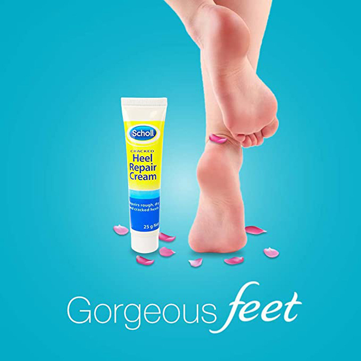 Scholl Cracked Heel Repair Cream 25 gm | For Rough, Dry And Cracked Heels, Pack of 1 Scholl Cracked Heel Repair Cream 25 gm | For Rough, Dry And Cracked Heels, Pack of 1