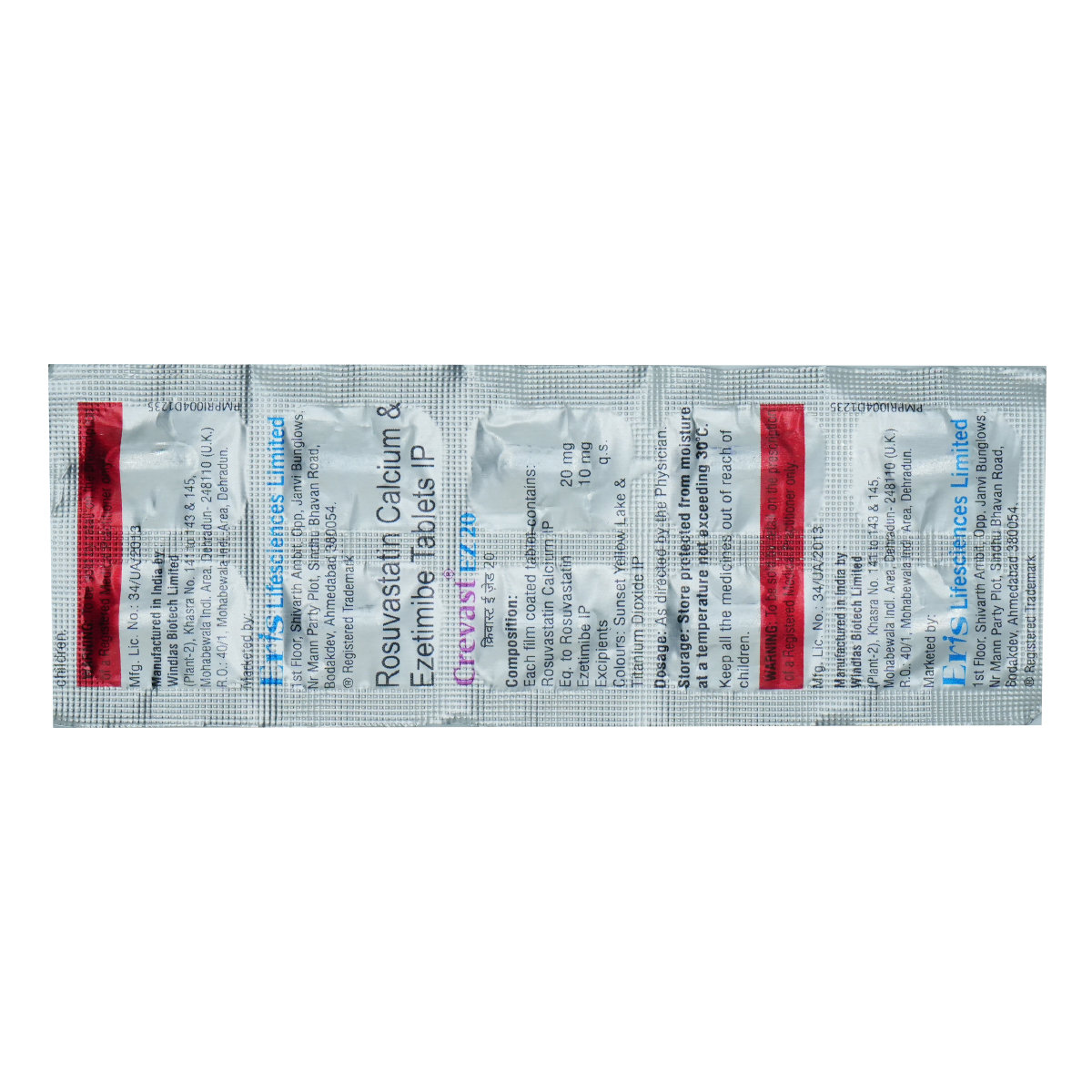 Buy Crevast EZ 20 Tablet 10's Online