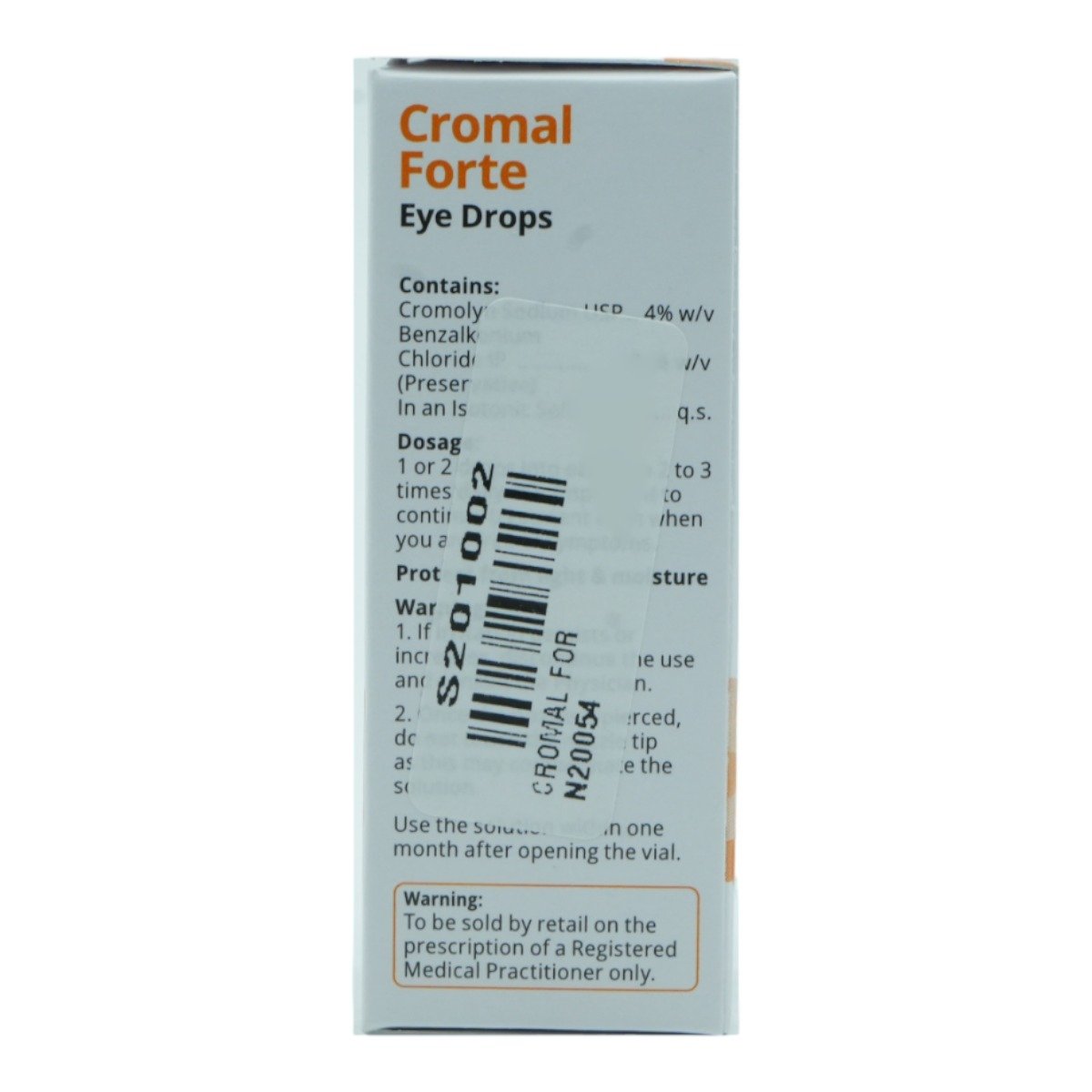 Cromal Forte Eye Drops 5 ml, Pack of 1 EYE DROPS Cromal Forte Eye Drops 5 ml, Pack of 1 EYE DROPS