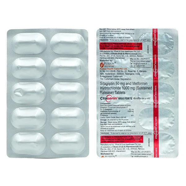 Ctasorin M 50 Forte Tablet 10's, Pack of 10 TabletS