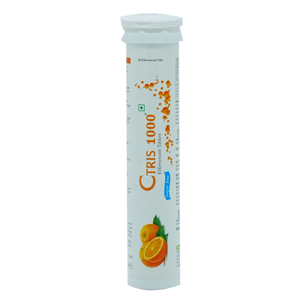 Buy Ctris 1000 Sugar Free Effervescent Tablet 20's Online