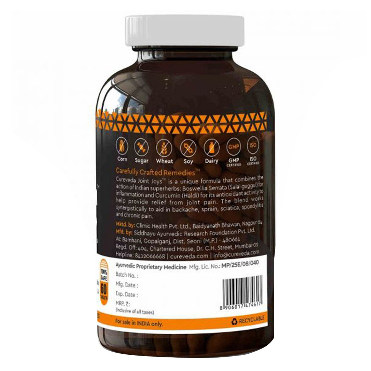 Cureveda Gout Gem, 60 Tablets, Pack of 1 Cureveda Gout Gem, 60 Tablets, Pack of 1