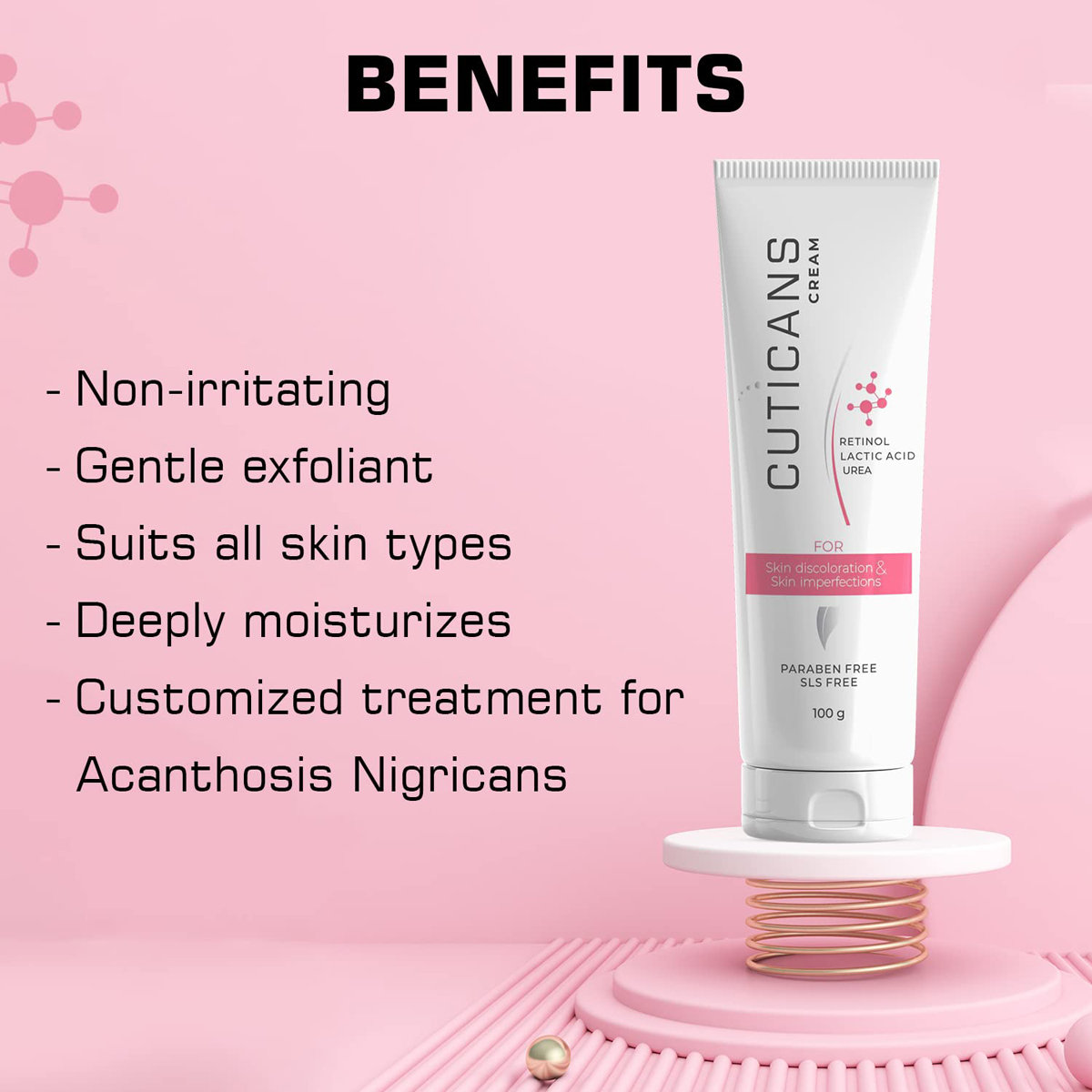 Cuticans Cream 100 gm, Pack of 1 Cuticans Cream 100 gm, Pack of 1