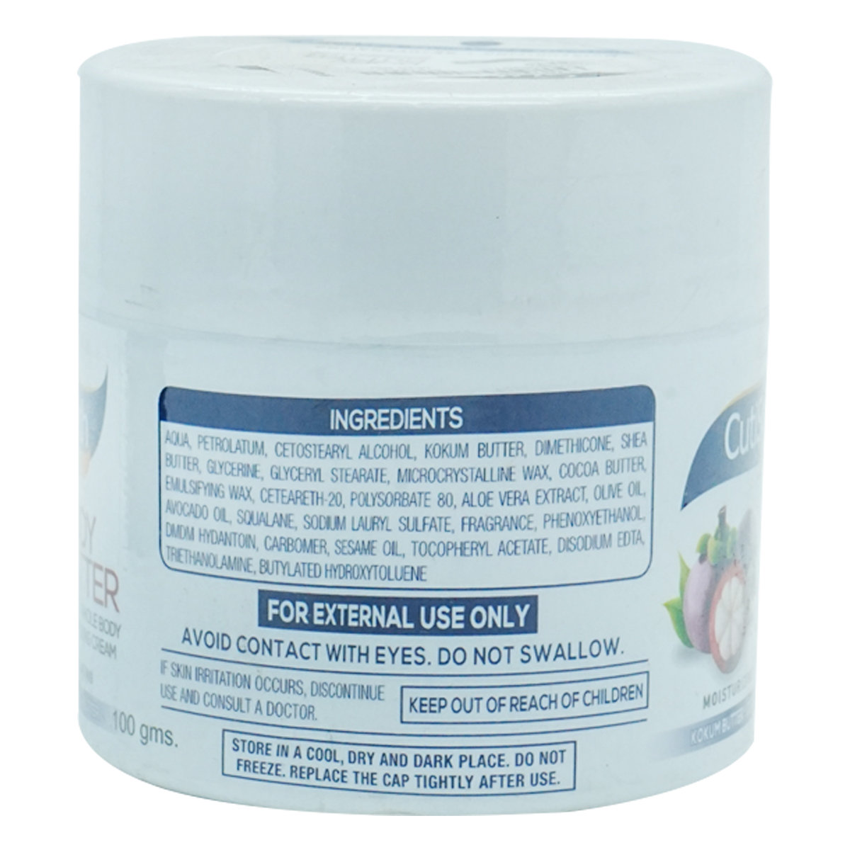 Cutismooth Body Butter Moist Cream 100 gm, Pack of 1 Cutismooth Body Butter Moist Cream 100 gm, Pack of 1