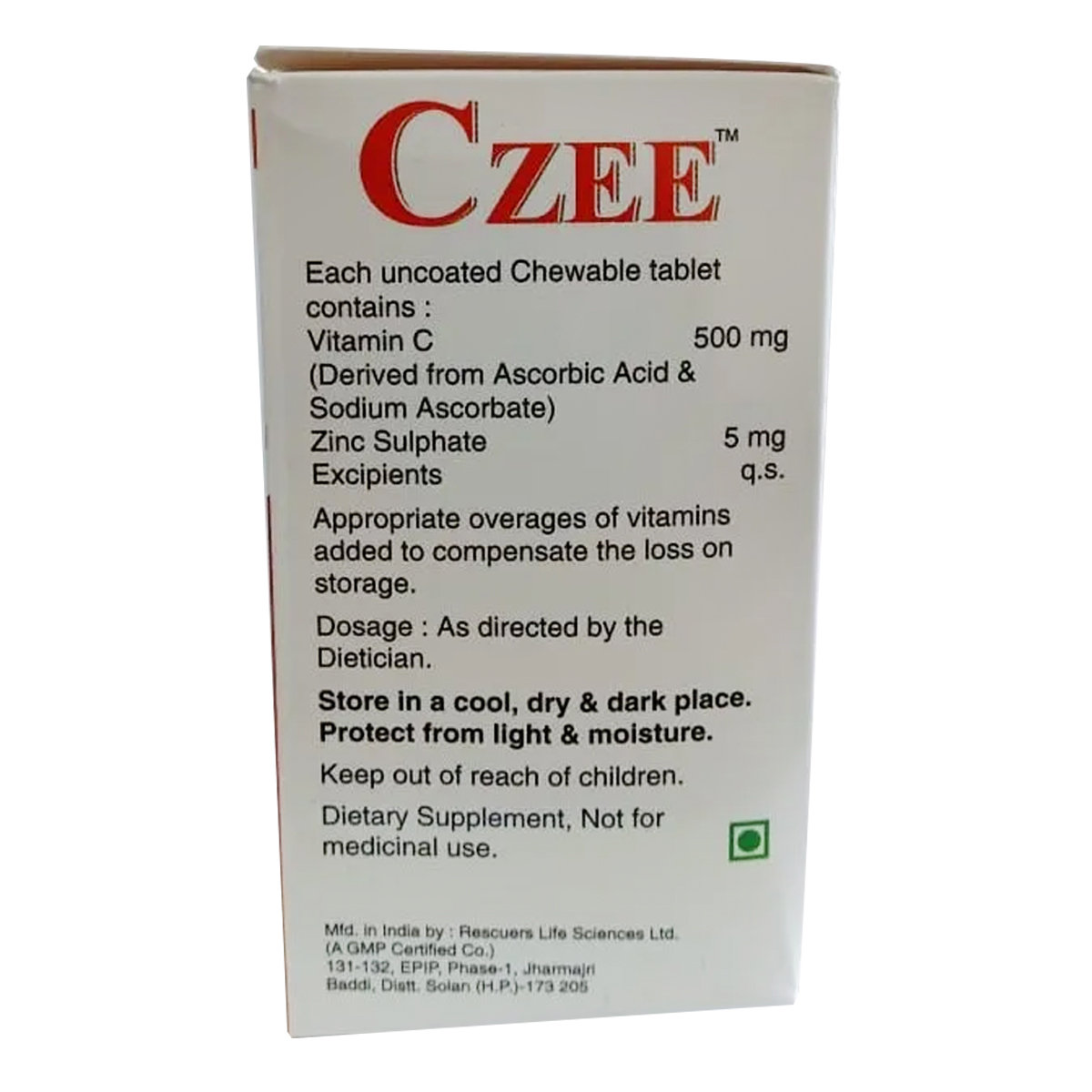 Czee Chewable Tablet 10's, Pack of 10 Chewable TabletS Czee Chewable Tablet 10's, Pack of 10 Chewable TabletS