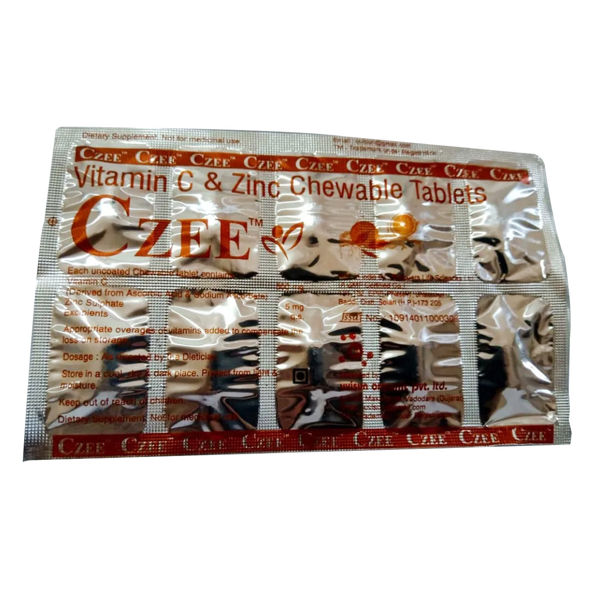Czee Chewable Tablet 10's, Pack of 10 Chewable TabletS Czee Chewable Tablet 10's, Pack of 10 Chewable TabletS