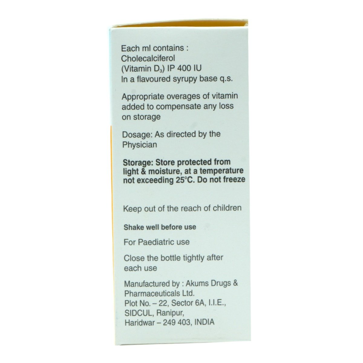 D3 Baby Oral Drops 30 ml, Pack of 1 D3 Baby Oral Drops 30 ml, Pack of 1