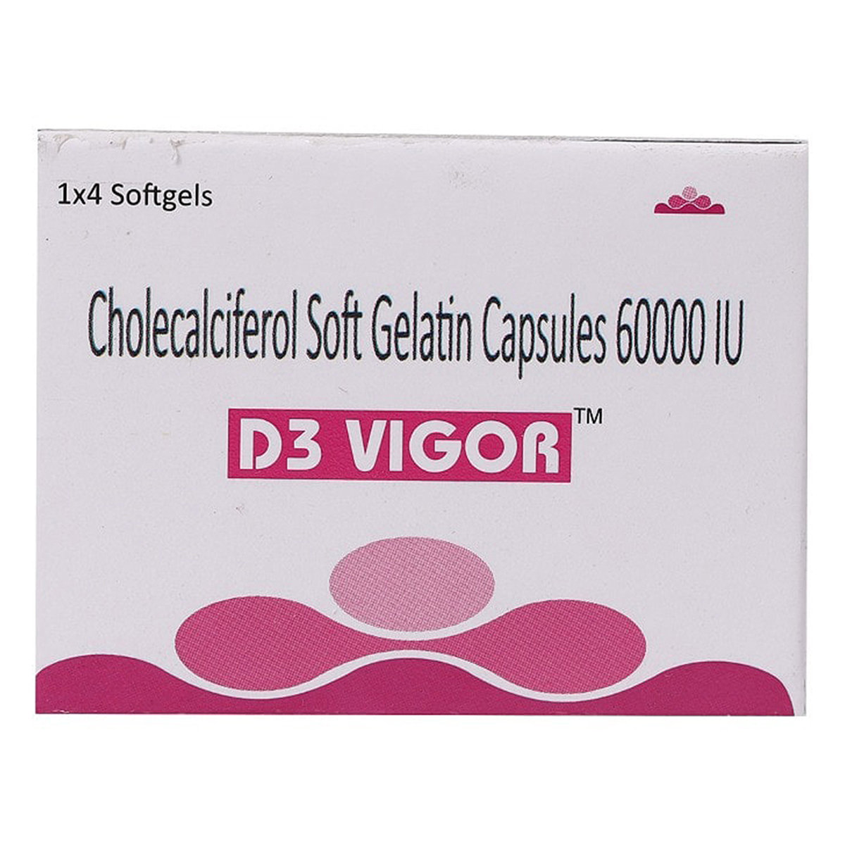 D3 Vigor Capsule 4's, Pack of 1 D3 Vigor Capsule 4's, Pack of 1