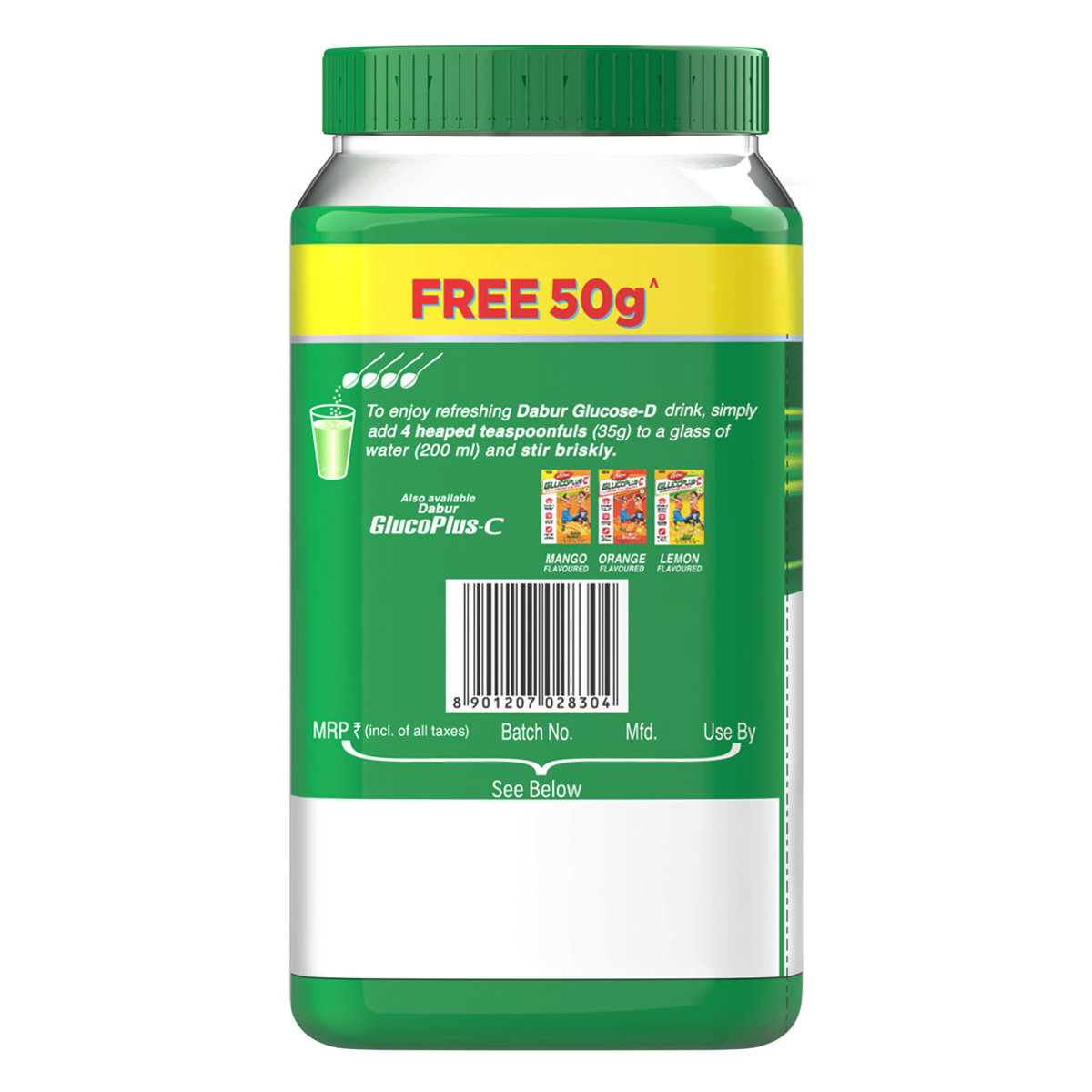 Dabur Glucose-D Instant Energy Powder, 500 gm, Pack of 1 Dabur Glucose-D Instant Energy Powder, 500 gm, Pack of 1