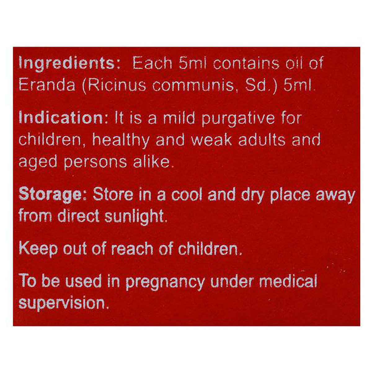 Dabur Erand Tail, 50 ml, Pack of 1 Dabur Erand Tail, 50 ml, Pack of 1