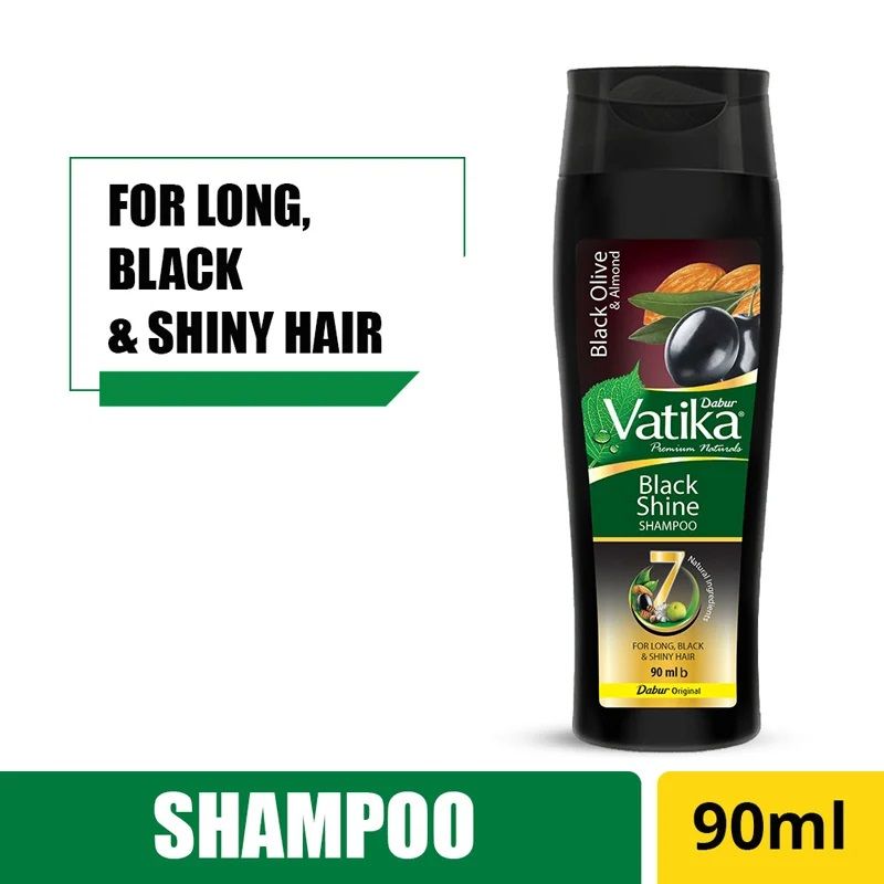 Dabur Vatika Black Shine Shampoo, 90 ml, Pack of 1 Dabur Vatika Black Shine Shampoo, 90 ml, Pack of 1