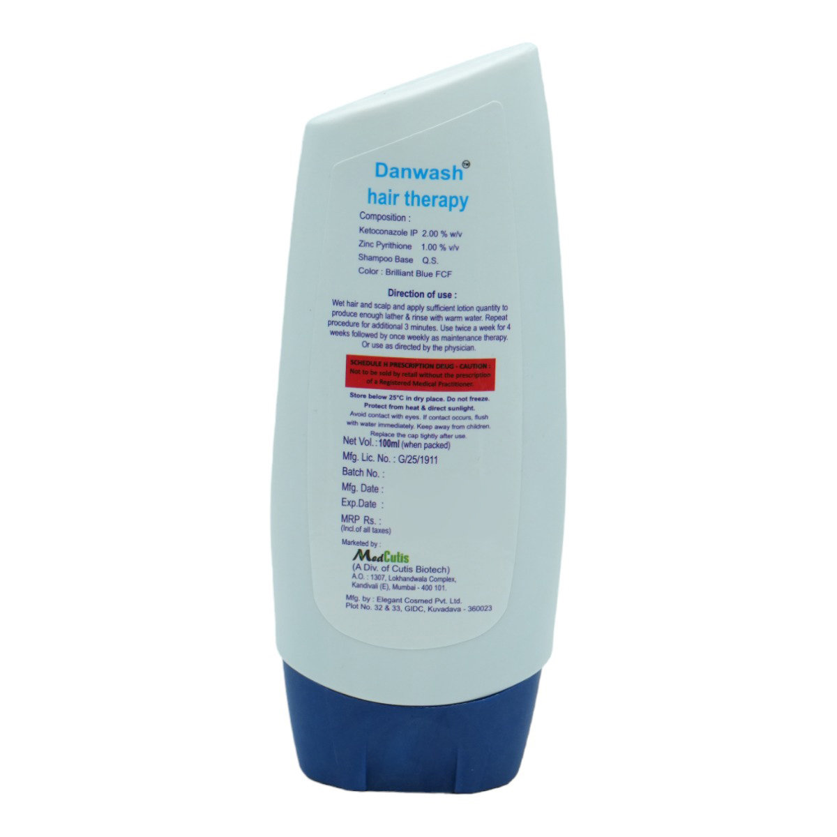 Danwash Hair Therapy Anti Dandruff Lotion 100 ml, Pack of 1 Danwash Hair Therapy Anti Dandruff Lotion 100 ml, Pack of 1