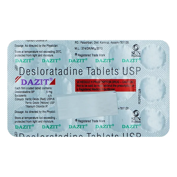 Dazit Tablet 15's, Pack of 15 TABLETS