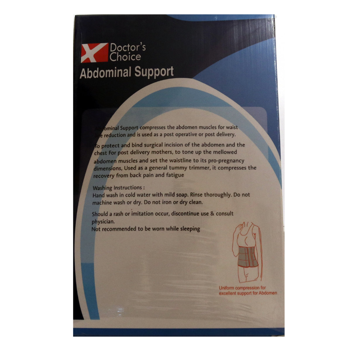 Doctor's Choice Abdominal Support Large, 1 Count, Pack of 1 Doctor's Choice Abdominal Support Large, 1 Count, Pack of 1