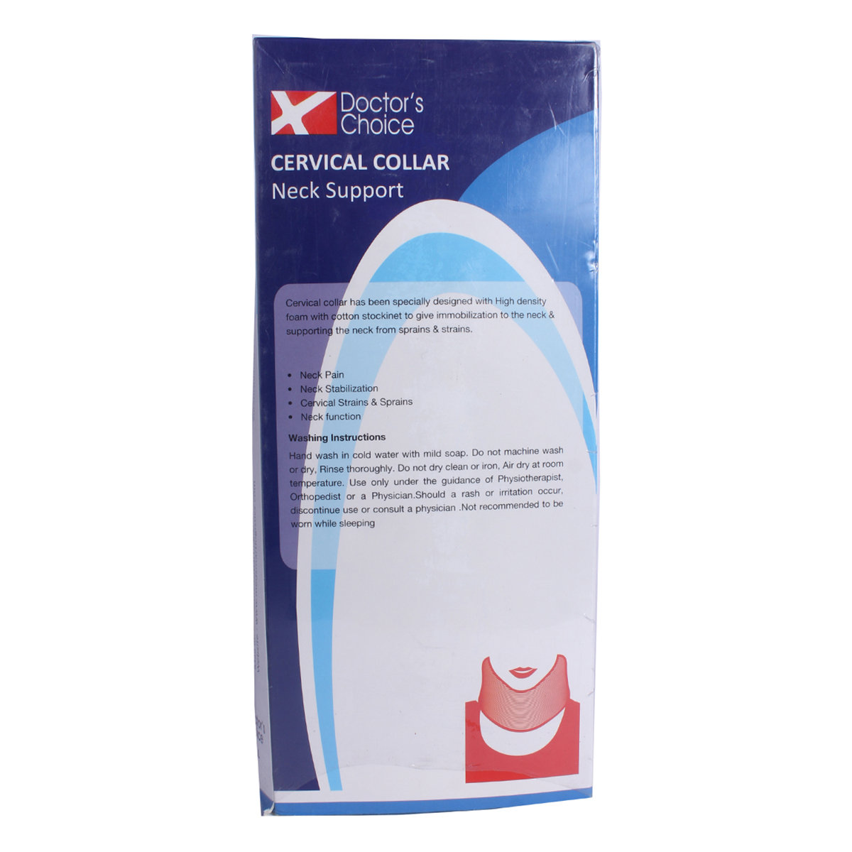 Doctor's Choice Soft Cervical Collar Medium, 1 Count, Pack of 1 Doctor's Choice Soft Cervical Collar Medium, 1 Count, Pack of 1