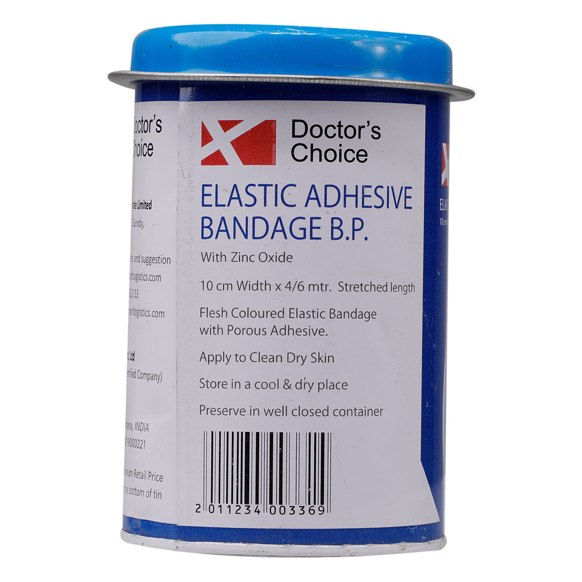 Doctor's Choice Elastic Crepe Bandage 6 cm x 4 m, 1 Count, Pack of 1 Doctor's Choice Elastic Crepe Bandage 6 cm x 4 m, 1 Count, Pack of 1