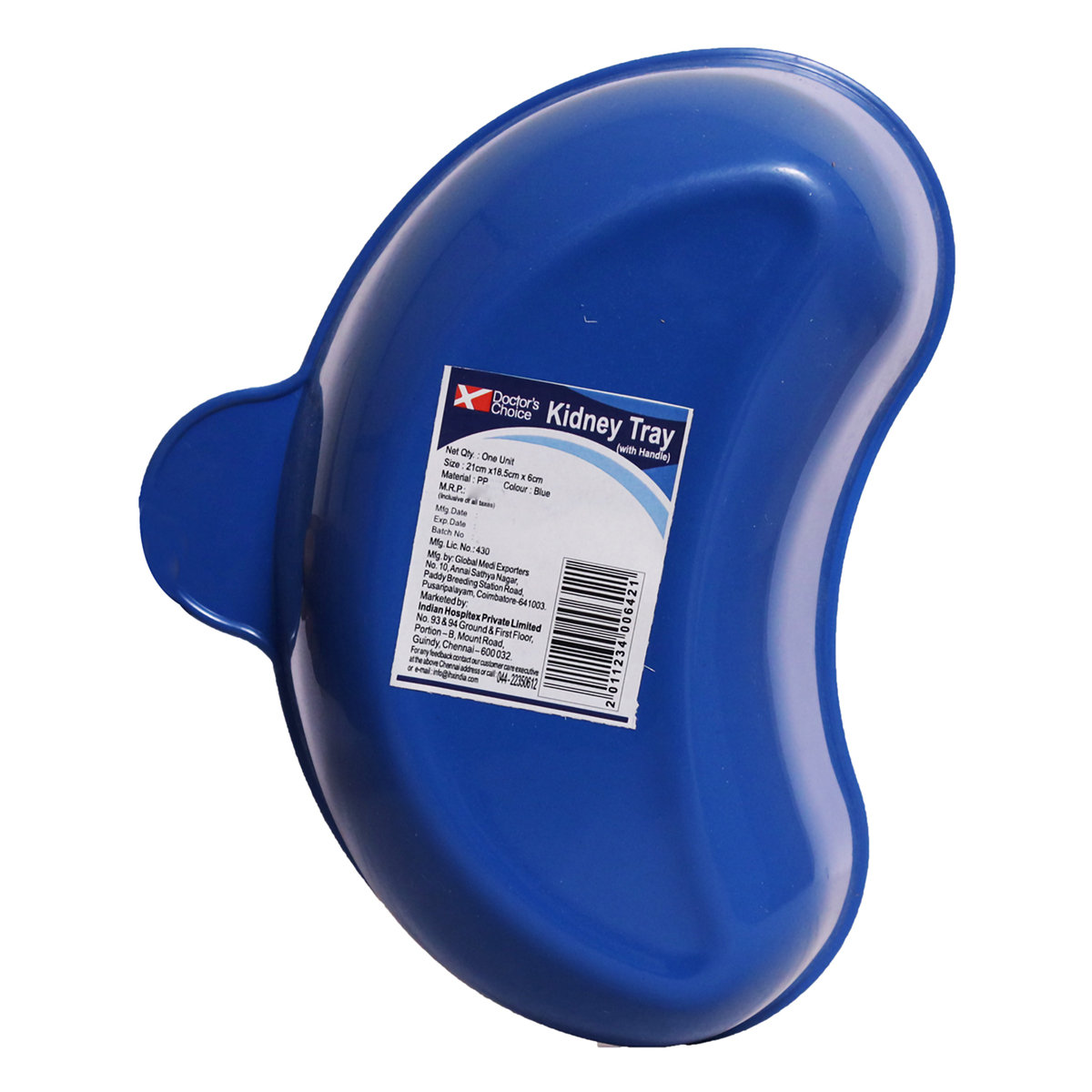 Doctor's Choice Kidney Tray With Handle, 1 Count, Pack of 1 Doctor's Choice Kidney Tray With Handle, 1 Count, Pack of 1