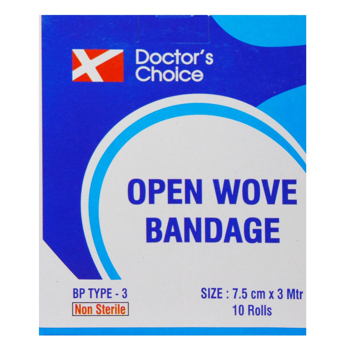 Doctor's Choice Roller Bandage 7.5 cm, 10 Count, Pack of 10 Doctor's Choice Roller Bandage 7.5 cm, 10 Count, Pack of 10