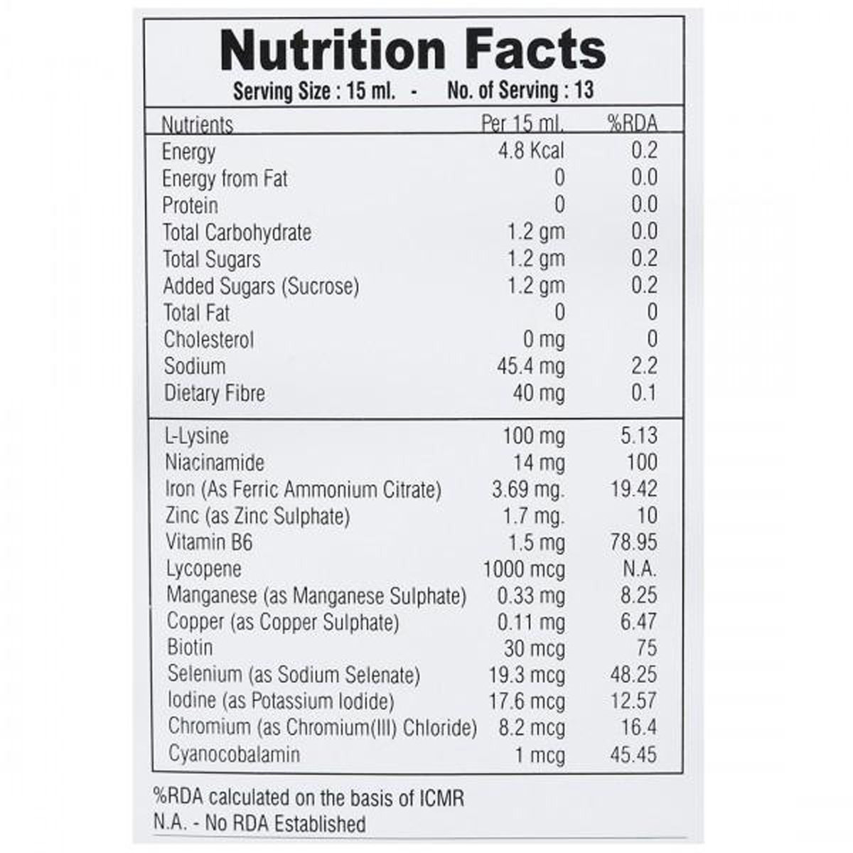 D.D.Fix Syrup 200 ml, Pack of 1 D.D.Fix Syrup 200 ml, Pack of 1