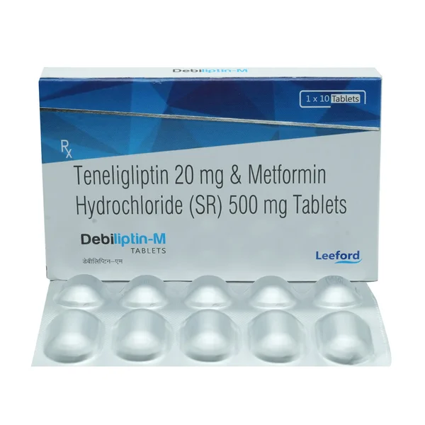 Debiliptin-M Tablet 10's, Pack of 10 TabletS