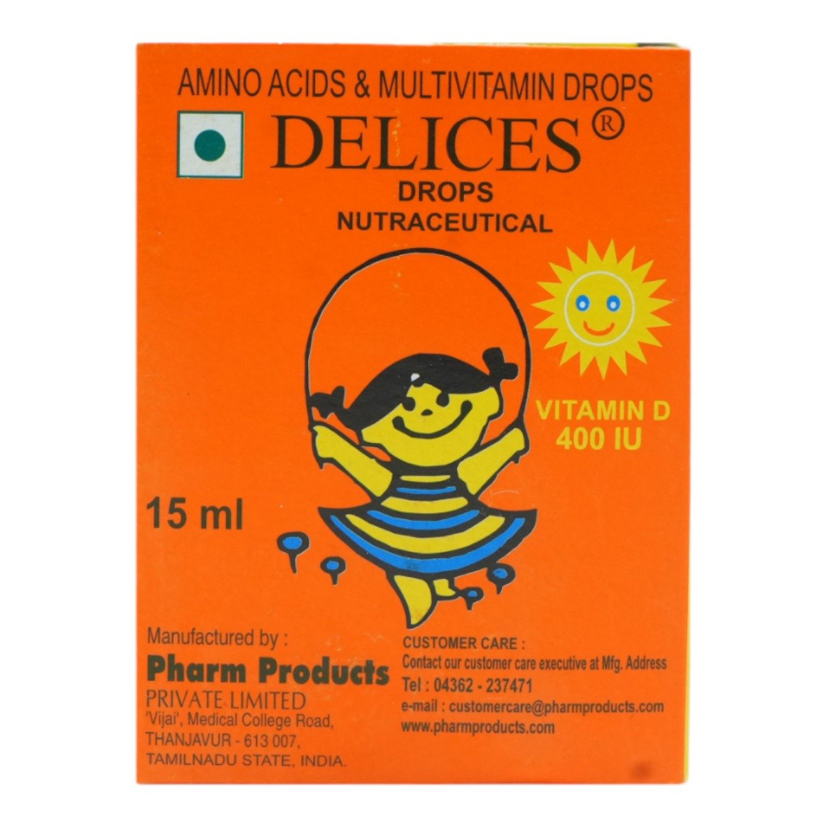 DELICES DROPS 15ML , Pack of 1 Drops DELICES DROPS 15ML , Pack of 1 Drops