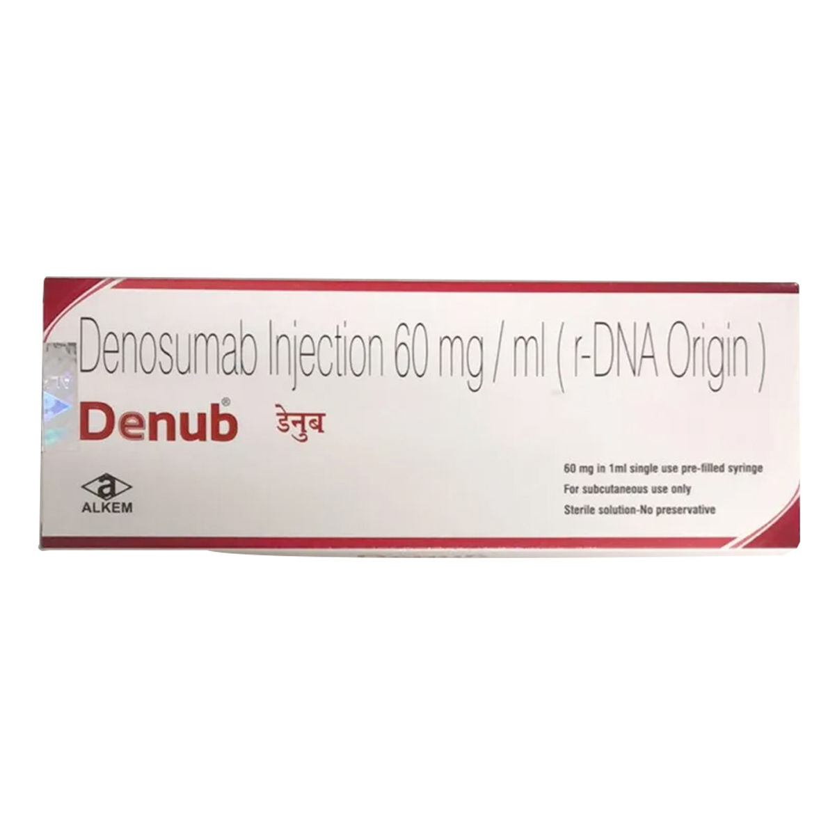 Buy Denub 60 mg Injection 1 ml Online