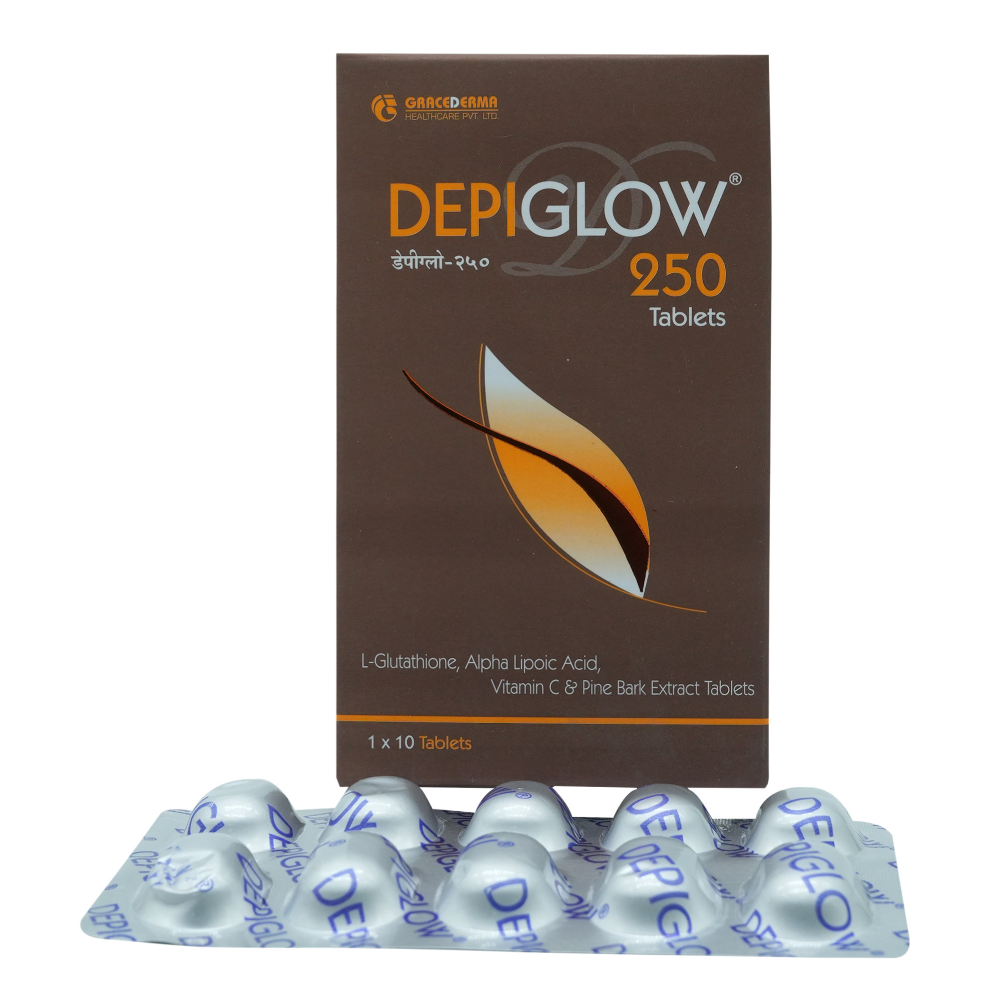 Depiglow 250 Tablet 10's, Pack of 10 TabletS Depiglow 250 Tablet 10's, Pack of 10 TabletS