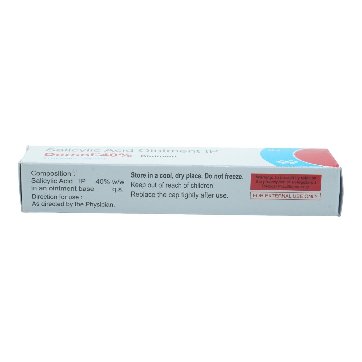 Dersol 40% Ointment 25 gm, Pack of 1 OINTMENT Dersol 40% Ointment 25 gm, Pack of 1 OINTMENT