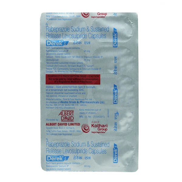 Derek L Capsule 10's, Pack of 10