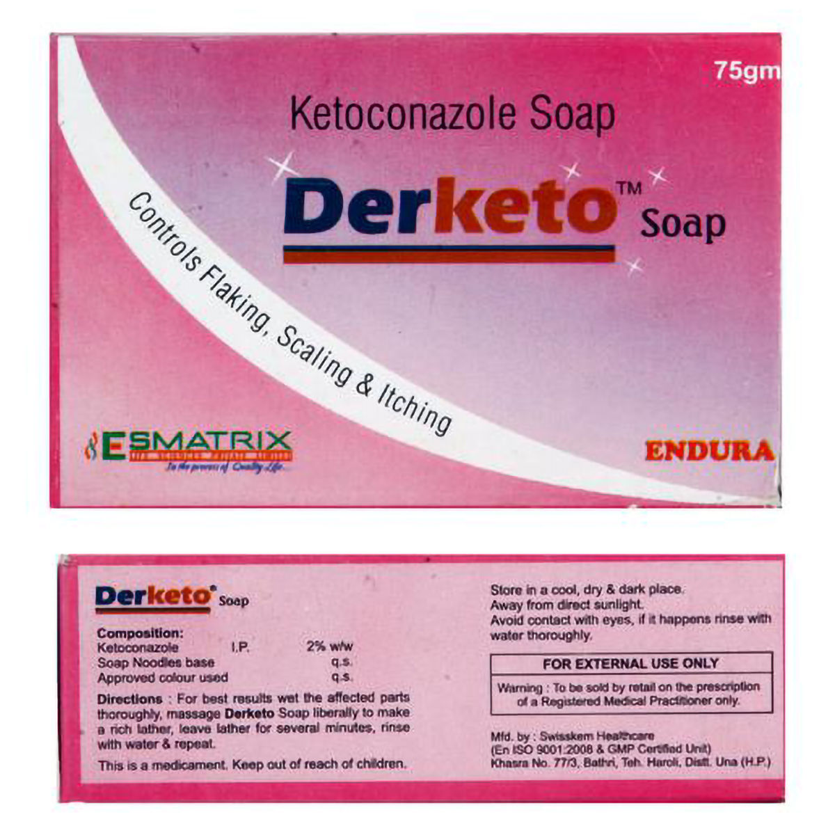 Derketo Soap 75gm, Pack of 1 SOAP Derketo Soap 75gm, Pack of 1 SOAP