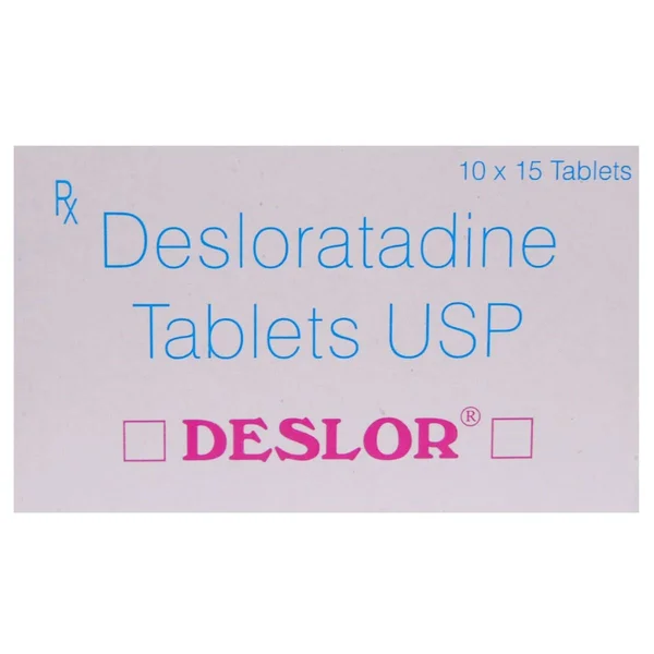 Deslor Tablet 15's, Pack of 15 TabletS