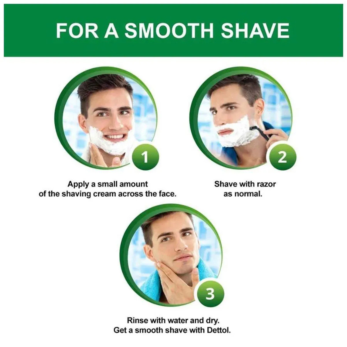 Dettol Fresh Lather Shaving Cream, 70 gm, Pack of 1 Dettol Fresh Lather Shaving Cream, 70 gm, Pack of 1