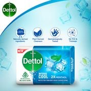 Dettol Cool Soap, 300 gm (4 x 75 gm), Pack of 1 Dettol Cool Soap, 300 gm (4 x 75 gm), Pack of 1