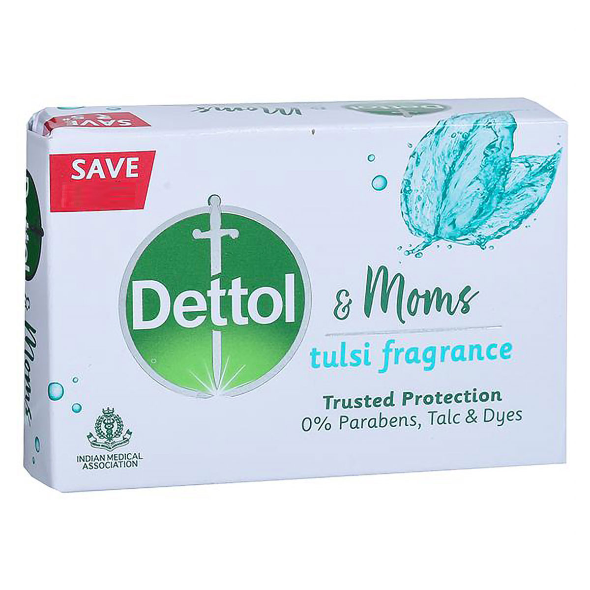 Dettol & Moms Tulsi Soap 75 gm | Germ Protection | With Tulsi Fragrance | IMA Recommended, Pack of 1 Dettol & Moms Tulsi Soap 75 gm | Germ Protection | With Tulsi Fragrance | IMA Recommended, Pack of 1