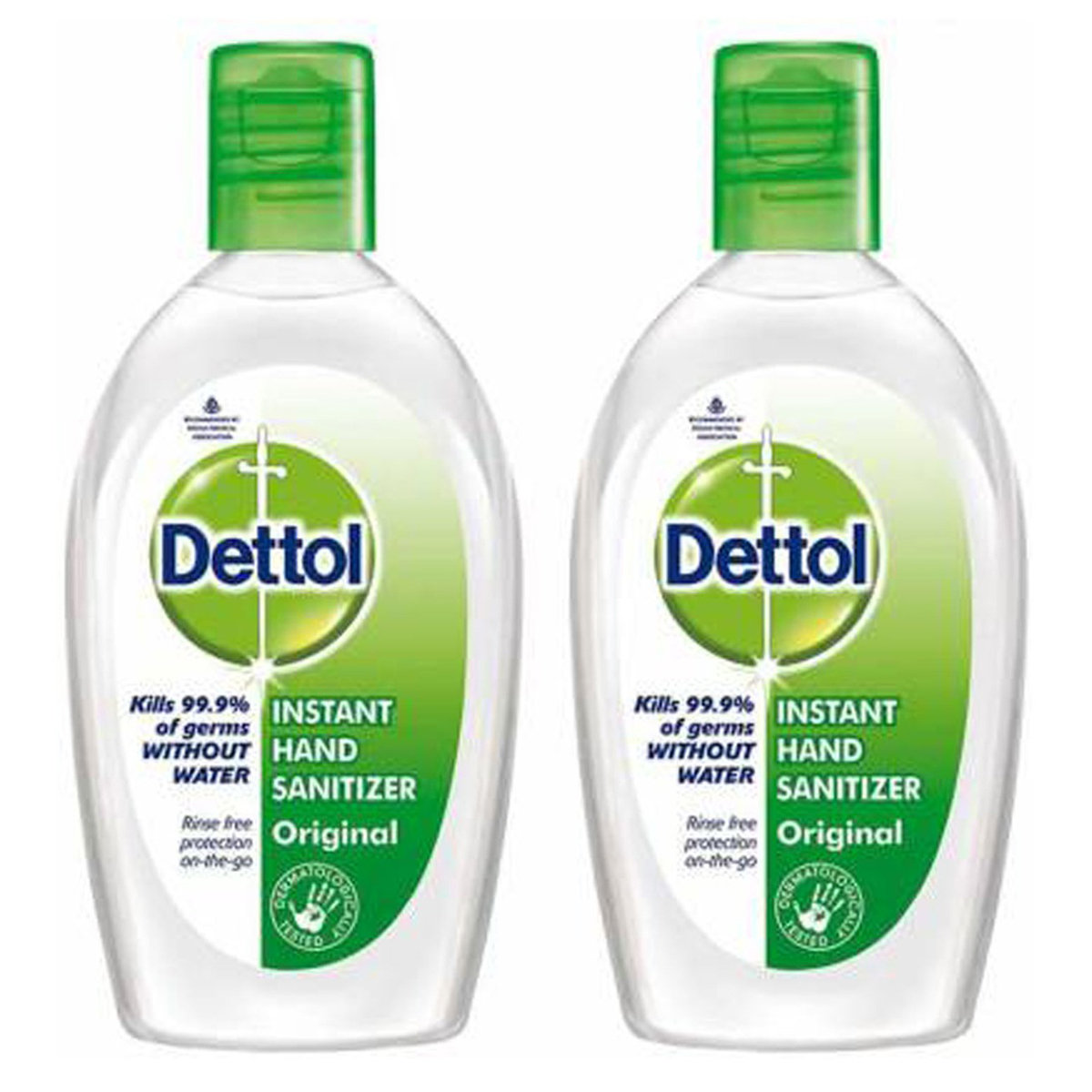 Dettol Original Hand Sanitizer, 100 ml (2x50 ml), Pack of 50 Dettol Original Hand Sanitizer, 100 ml (2x50 ml), Pack of 50