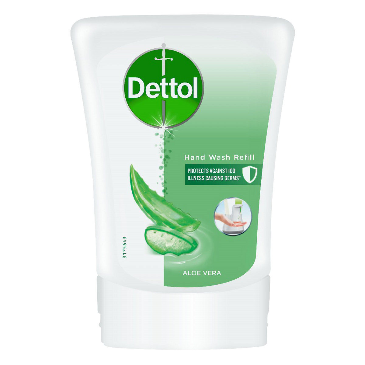 Dettol No Touch Aloe Vera Handwash Refill 250 ml | With Aloe Vera | Everyday Germ Protection, Pack of 1 Dettol No Touch Aloe Vera Handwash Refill 250 ml | With Aloe Vera | Everyday Germ Protection, Pack of 1