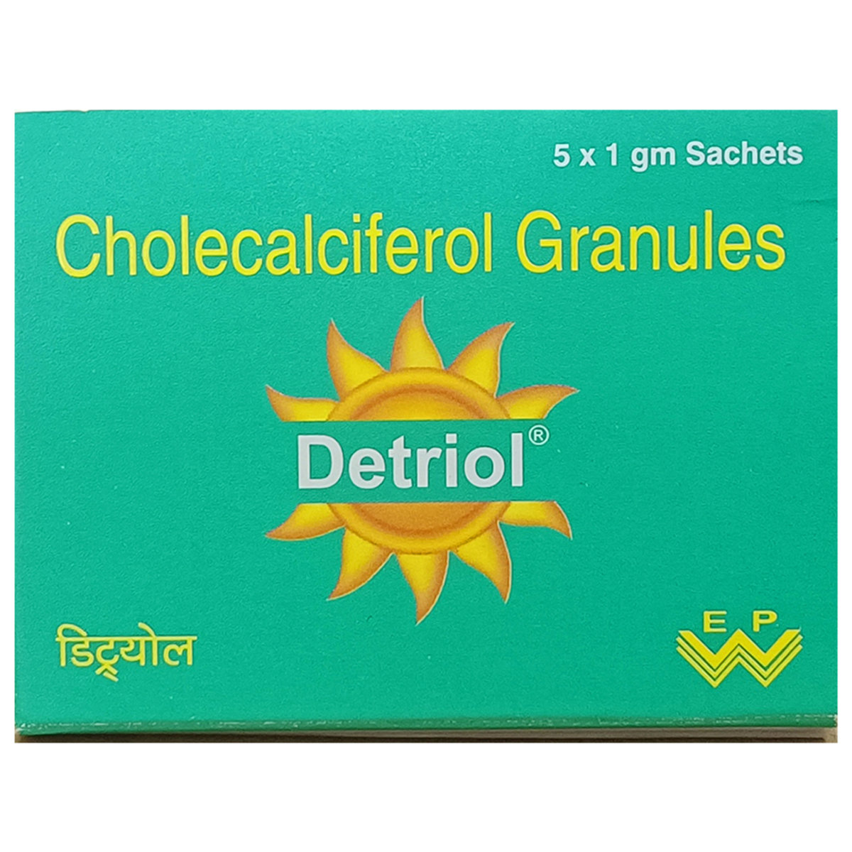 Detriol 60K Granules 1 gm, Pack of 1 Detriol 60K Granules 1 gm, Pack of 1
