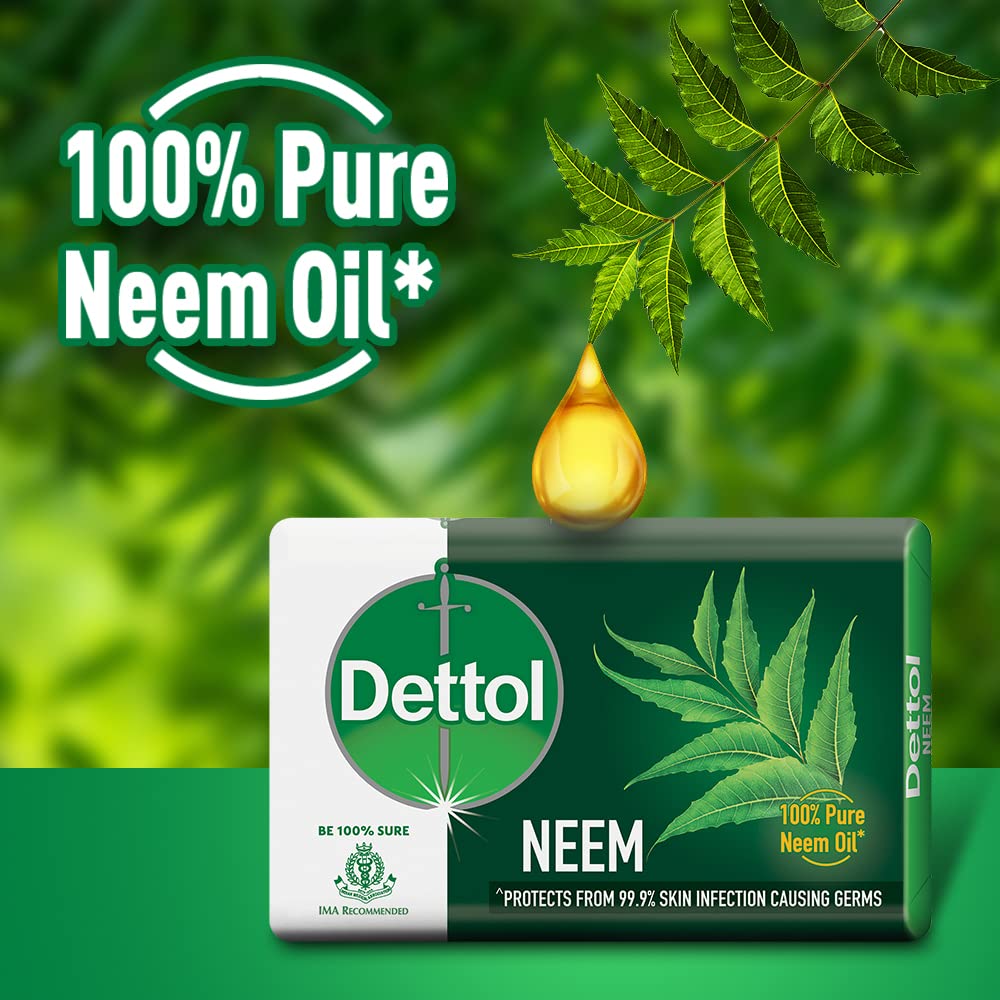 Dettol Neem Soap, 75 gm, Pack of 1 Dettol Neem Soap, 75 gm, Pack of 1