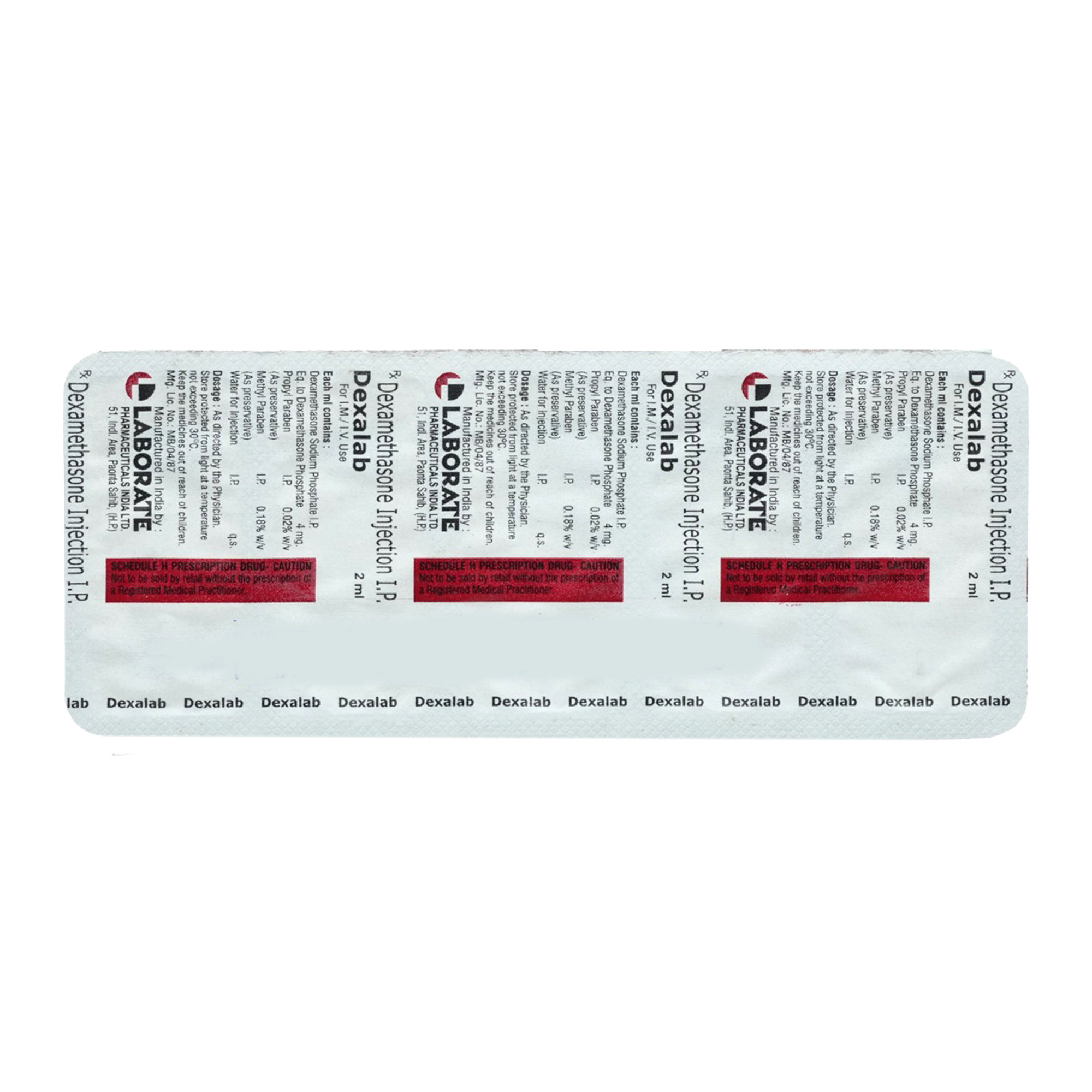 Dexalab Injection 2 ml, Pack of 1 Injection Dexalab Injection 2 ml, Pack of 1 Injection