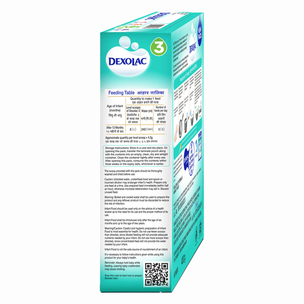 Dexolac Follow-Up Formula Stage 3 Powder (12-18 Months), 400 gm Refill Pack, Pack of 1 Dexolac Follow-Up Formula Stage 3 Powder (12-18 Months), 400 gm Refill Pack, Pack of 1